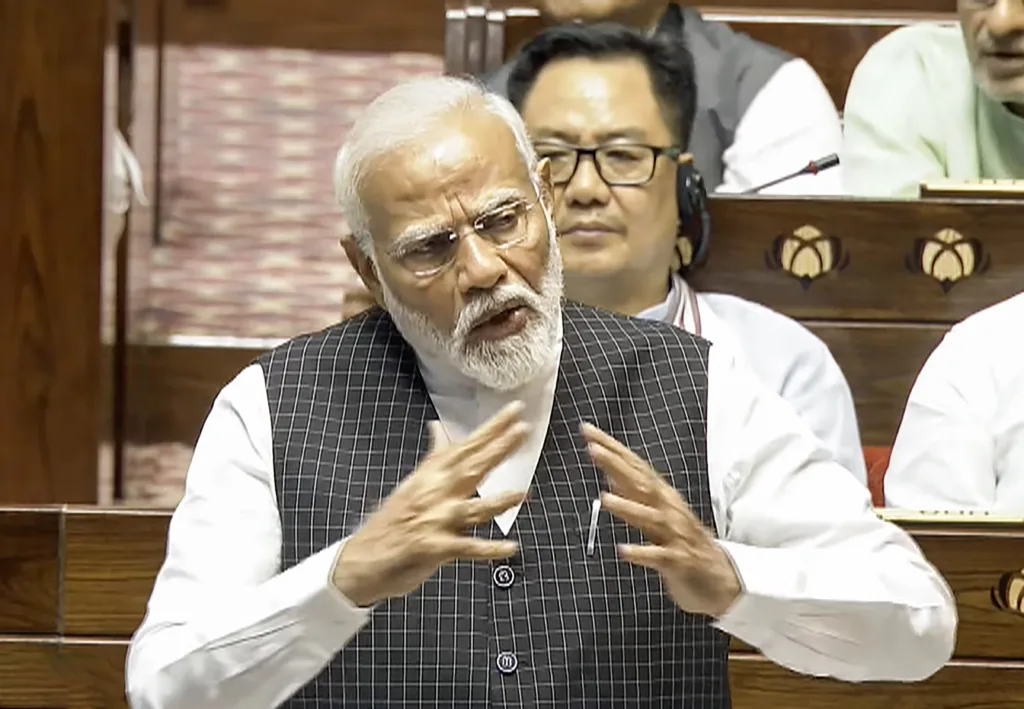 PM Modi replies to Motion of Thanks in Rajya Sabha